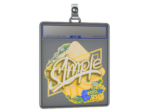 Item Sticker Slab | s1mple | Rio 2022