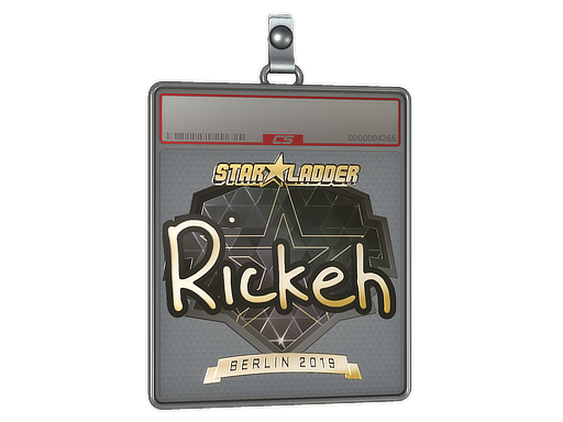 Item Sticker Slab | Rickeh (Gold) | Berlin 2019