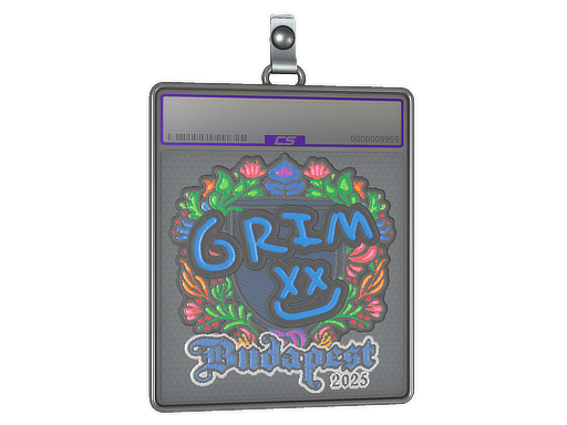 Item Sticker Slab | Grim (Embroidered) | Budapest 2025
