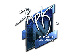 Item Sticker | RpK (Foil) | Boston 2018