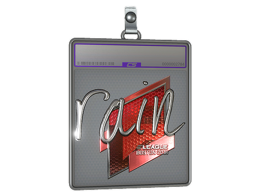 Item Sticker Slab | rain (Foil) | Boston 2018