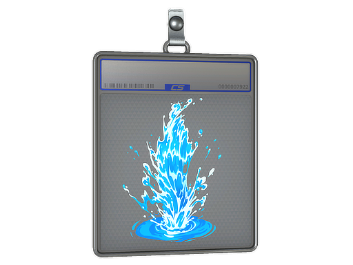 Item Sticker Slab | Hydro Geyser