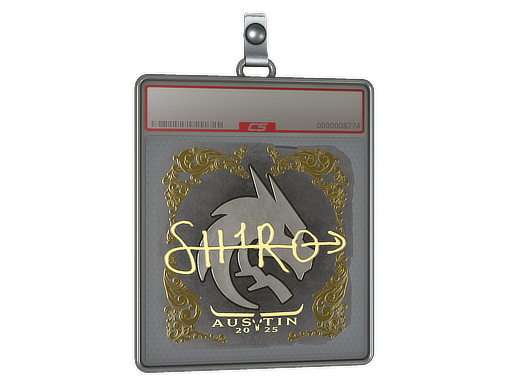 Item Sticker Slab | sh1ro (Gold) | Austin 2025