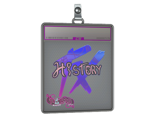 Item Sticker Slab | History (Holo) | Paris 2023