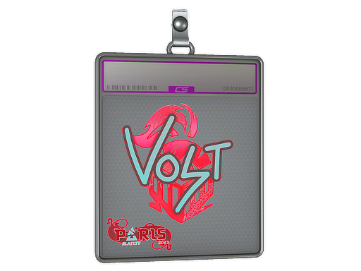 Item Sticker Slab | volt (Holo) | Paris 2023