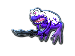 Cosmetic Sticker | Ultraviolet Poison Frog (Foil) of Craft