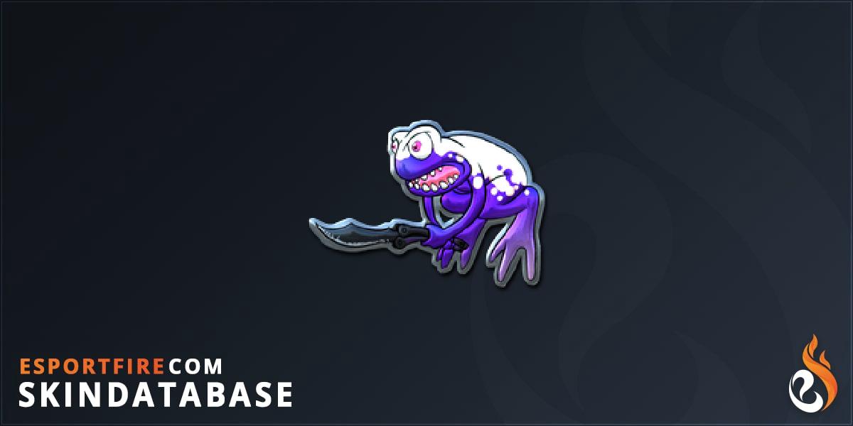 Sticker | Ultraviolet Poison Frog (Foil) - EsportFire.com