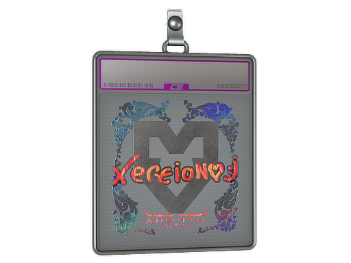 Item Sticker Slab | xertioN (Holo) | Austin 2025