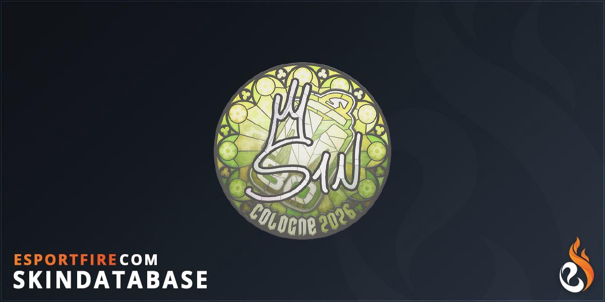 Sticker | s1n | Cologne 2026 - EsportFire.com