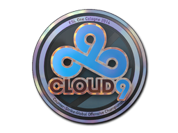 Cosmetic Sticker | Cloud9 (Holo) | Cologne 2014 of Craft