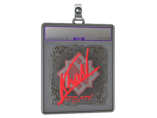 Item Sticker Slab | khaN (Foil) | Austin 2025