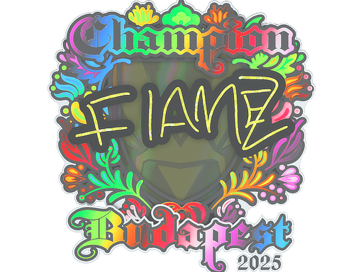 Item Sticker | FlameZ (Holo, Champion) | Budapest 2025