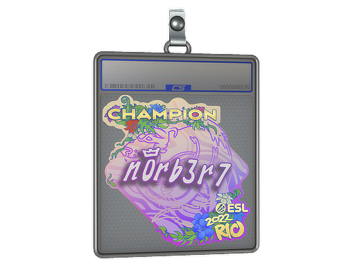 Item Sticker Slab | n0rb3r7 (Champion) | Rio 2022