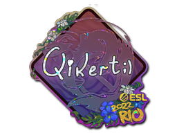 Item Sticker | qikert (Glitter) | Rio 2022