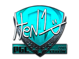 Item Sticker | HEN1 (Foil) | Krakow 2017