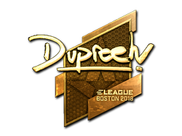 Item Sticker | dupreeh (Gold) | Boston 2018