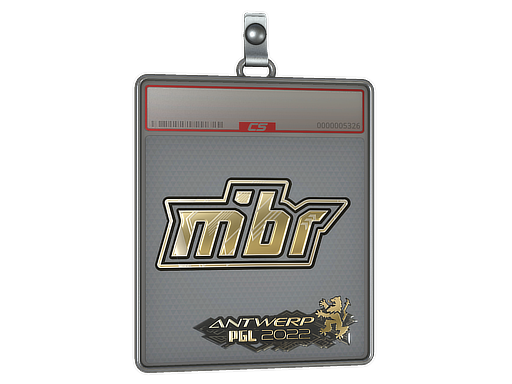 Item Sticker Slab | MIBR (Gold) | Antwerp 2022