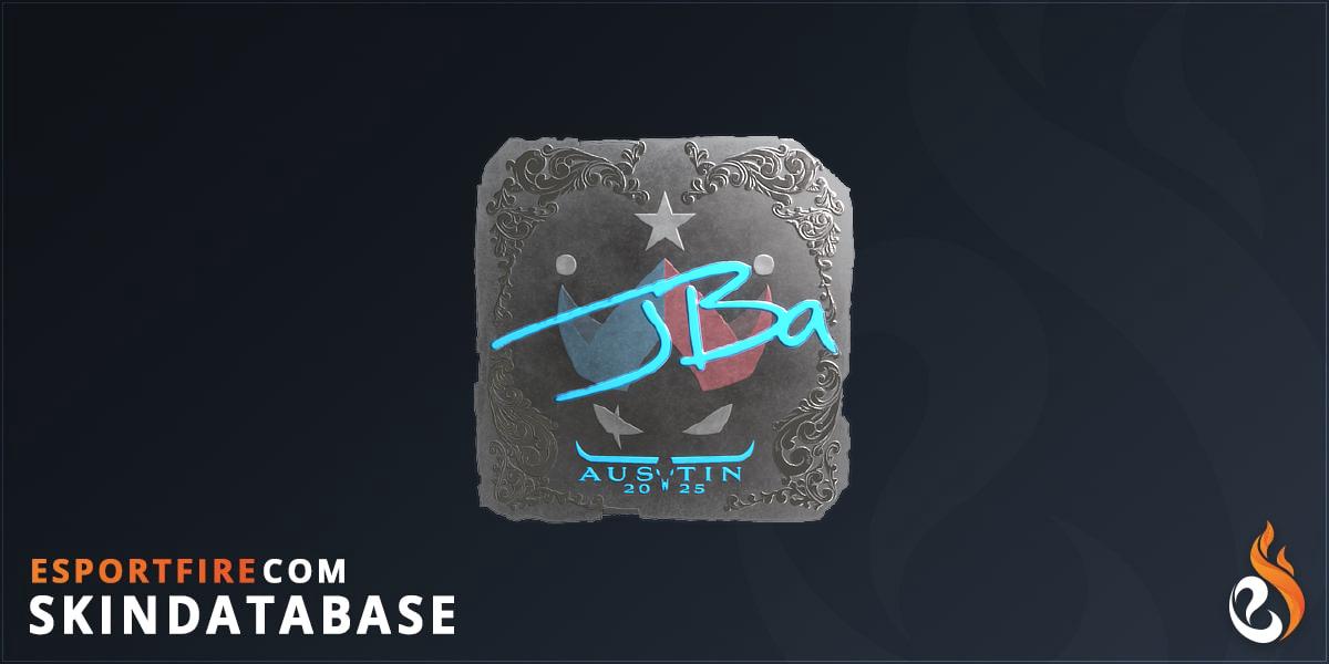 Sticker | JBa (Foil) | Austin 2025 - EsportFire.com