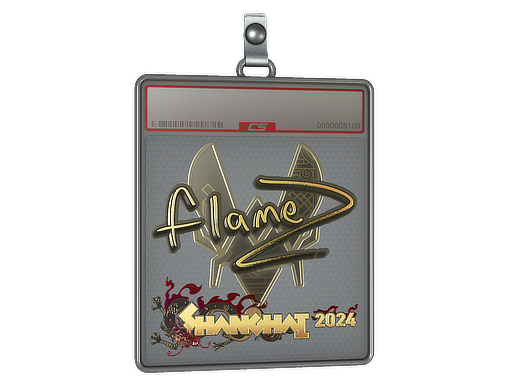 Item Sticker Slab | FlameZ (Gold) | Shanghai 2024