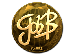 Item Sticker | gob b (Gold) | Katowice 2019