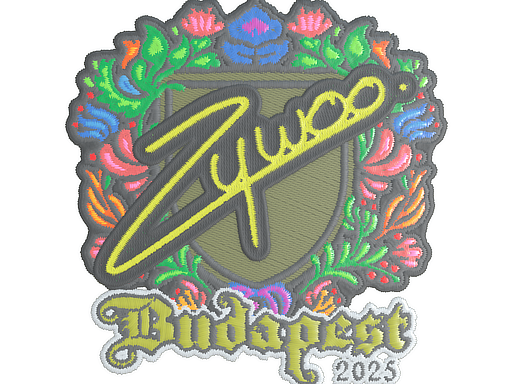 Item Sticker | ZywOo (Embroidered) | Budapest 2025
