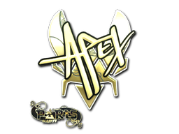 Item Sticker | apEX (Gold) | Paris 2023