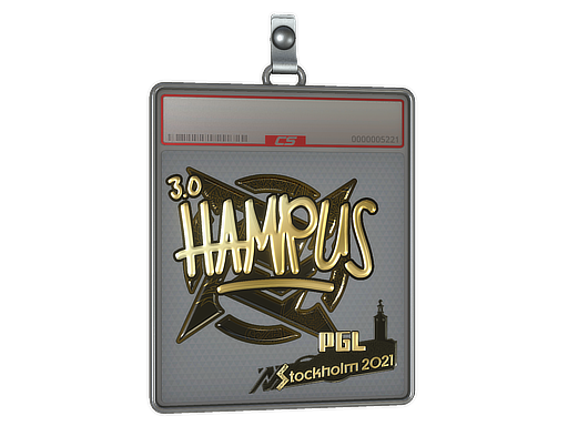 Item Sticker Slab | hampus (Gold) | Stockholm 2021