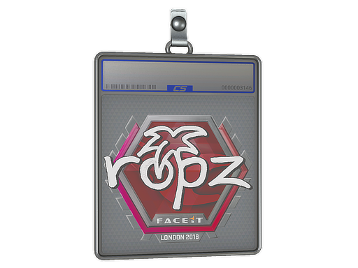 Item Sticker Slab | ropz | London 2018