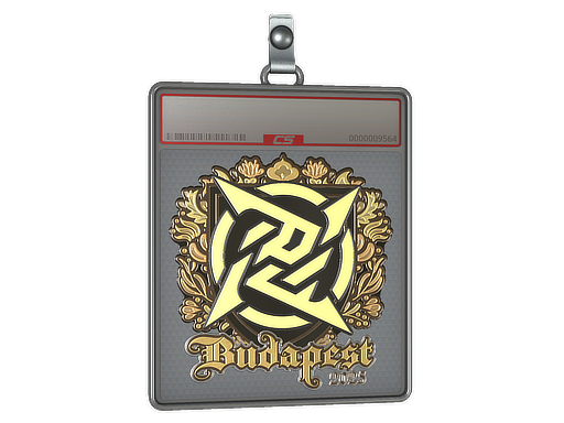Item Sticker Slab | Ninjas in Pyjamas (Gold) | Budapest 2025