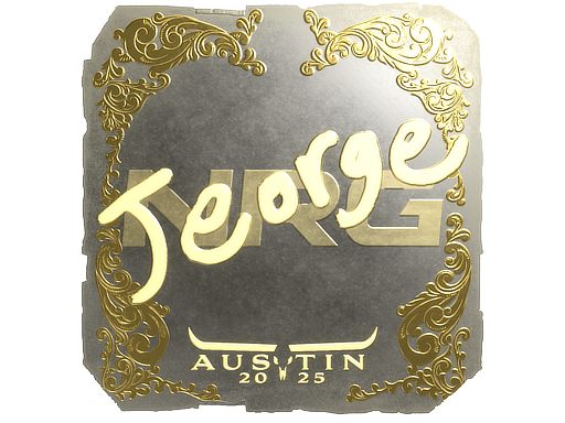 Item Sticker | jeorge (Gold) | Austin 2025