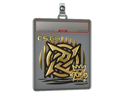 Item Sticker Slab | Ninjas in Pyjamas (Gold) | 2020 RMR