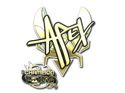 Item Sticker | apEX (Gold, Champion) | Paris 2023