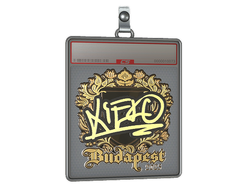 Item Sticker Slab | xiELO (Gold) | Budapest 2025