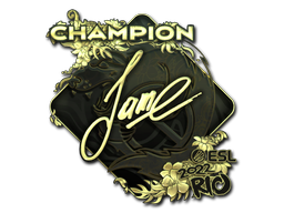Item Sticker | Jame (Gold, Champion) | Rio 2022