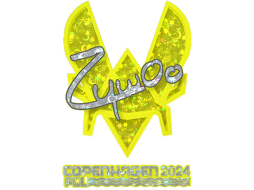 Item Sticker | ZywOo (Glitter) | Copenhagen 2024