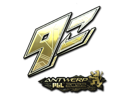Item Sticker | 9z Team (Gold) | Antwerp 2022