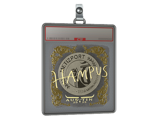 Item Sticker Slab | hampus (Gold) | Austin 2025
