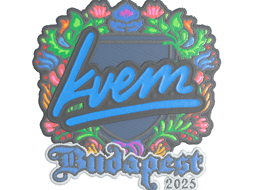 Item Sticker | Kvem (Embroidered) | Budapest 2025