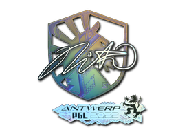 Item Sticker | nitr0 (Holo) | Antwerp 2022