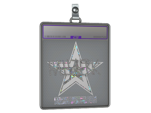Item Sticker Slab | hallzerk (Glitter) | Copenhagen 2024