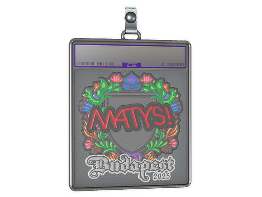 Item Sticker Slab | MATYS (Embroidered) | Budapest 2025