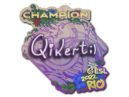 Item Sticker | qikert (Champion) | Rio 2022