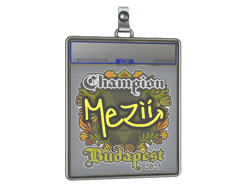 Item Sticker Slab | mezii (Champion) | Budapest 2025