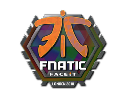 Item Sticker | Fnatic (Holo) | London 2018