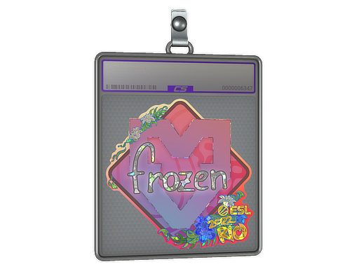 Item Sticker Slab | frozen (Glitter) | Rio 2022