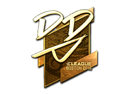 Item Sticker | DD (Gold) | Boston 2018