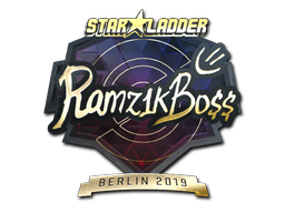 Item Sticker | Ramz1kBO$$ (Gold) | Berlin 2019