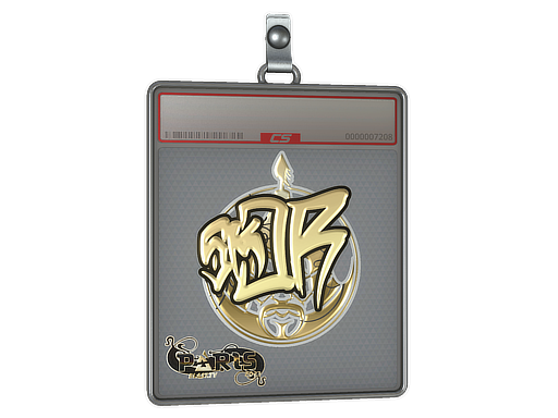 Item Sticker Slab | sk0R (Gold) | Paris 2023