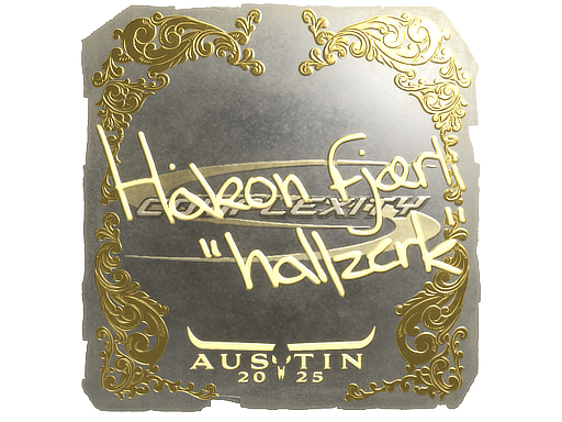 Item Sticker | hallzerk (Gold) | Austin 2025