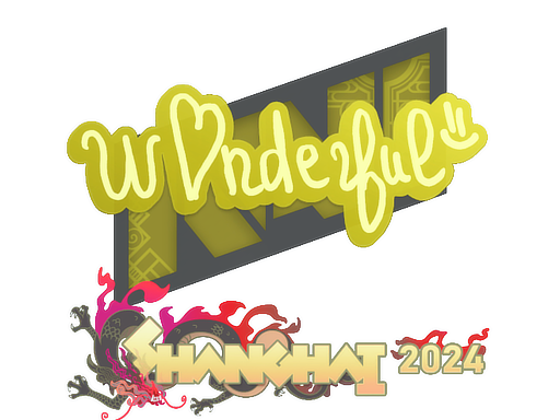 Item Sticker | w0nderful | Shanghai 2024